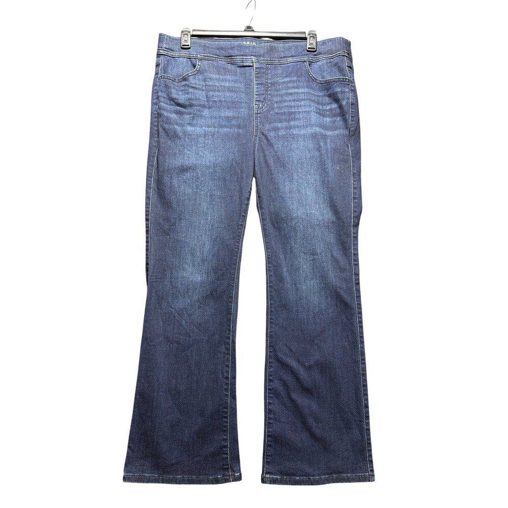Torrid Slim Boot Lean Jean Womens 2S Blue Super Soft Pull On 41375148